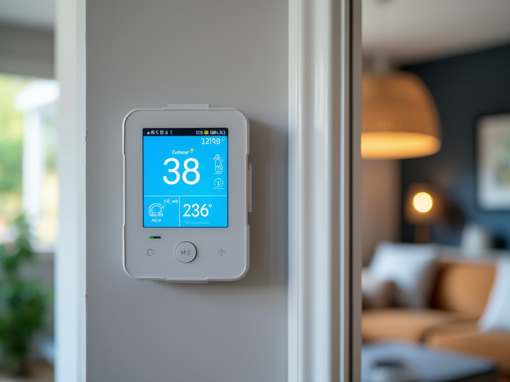 Compteur électrique Linky dans un logement