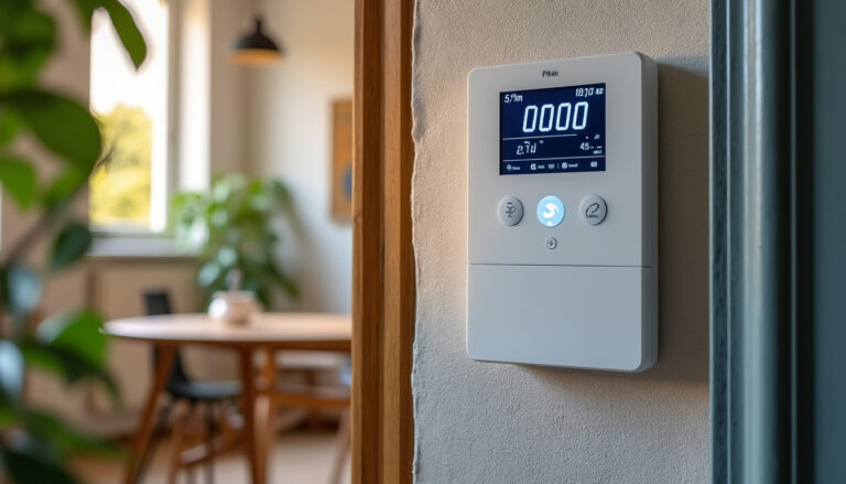 Maison rénovée avec compteur Linky et tableau électrique
