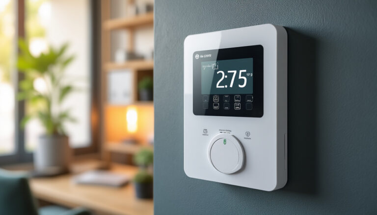 Compteur électrique Linky dans une maison rénovée