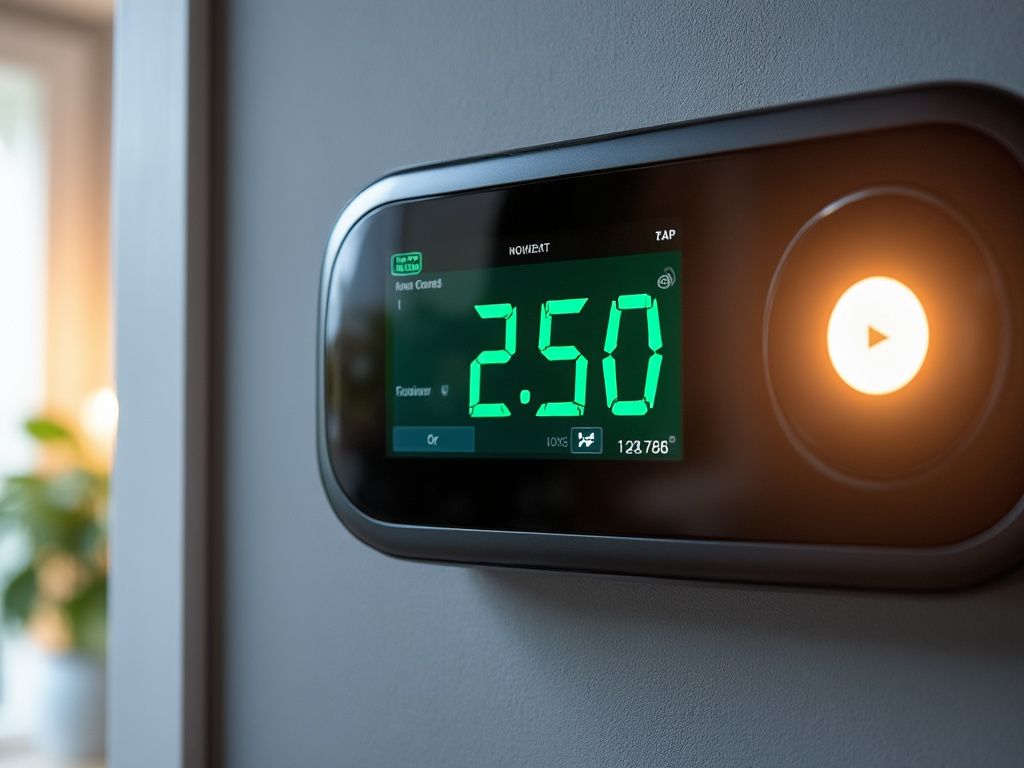 Compteur Linky moderne installé dans une maison