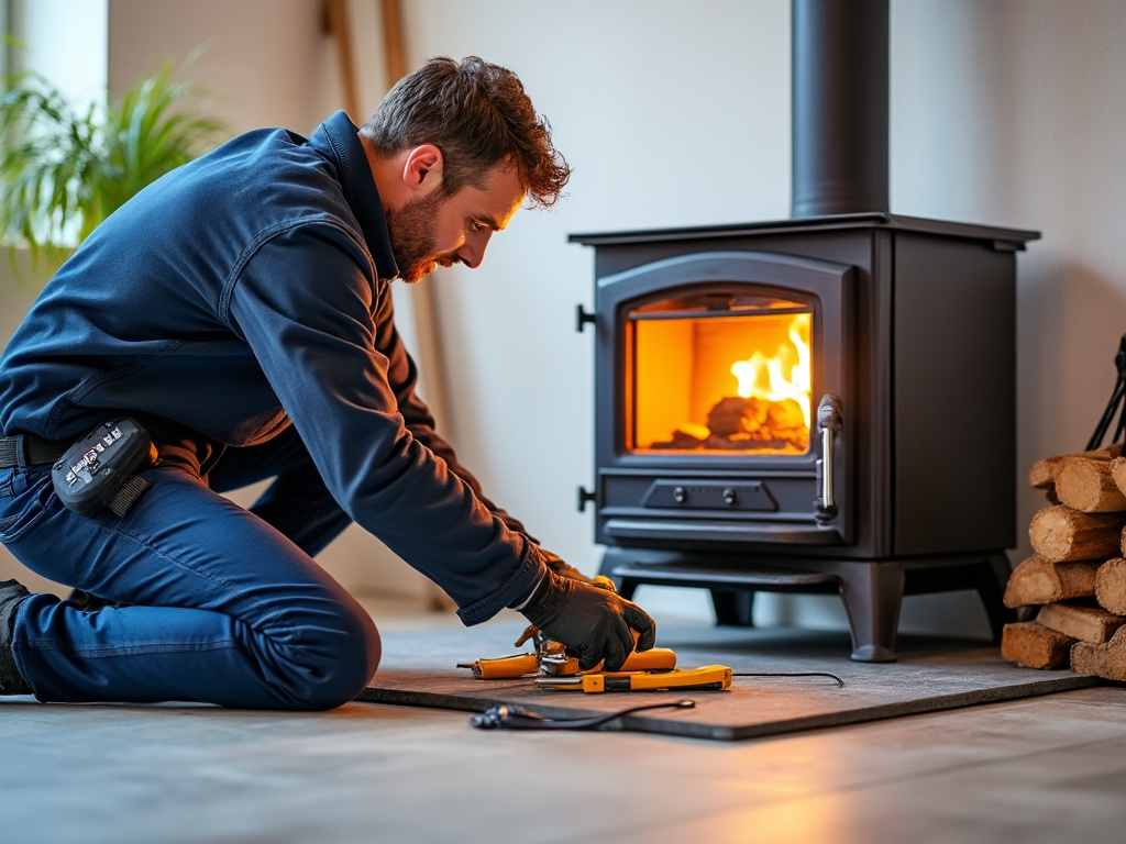 Technicien en maintenance de poêle à granulés