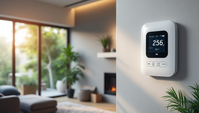 Compteur électrique Linky en intérieur domestique