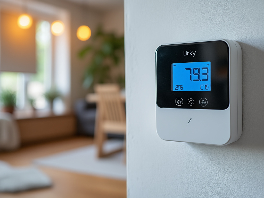 Compteur électrique Linky dans un logement