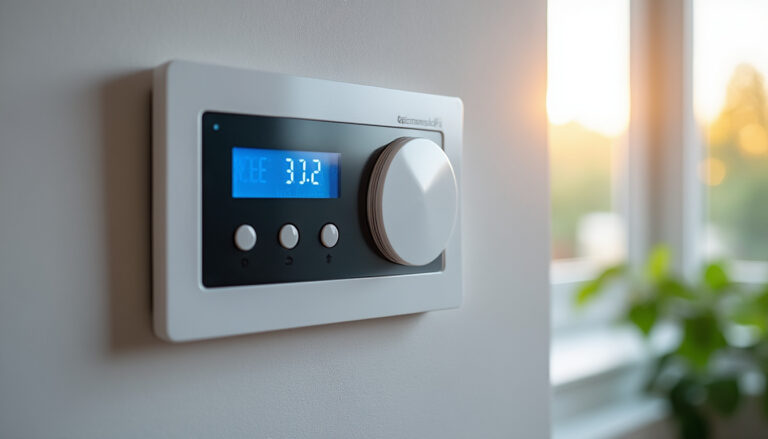 Tableau électrique et compteur gaz dans une maison rénovée