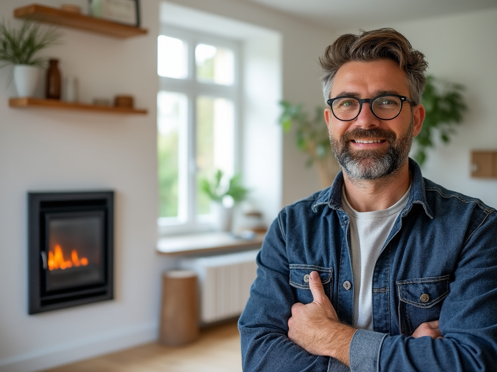 Conseiller énergie échangeant avec un propriétaire