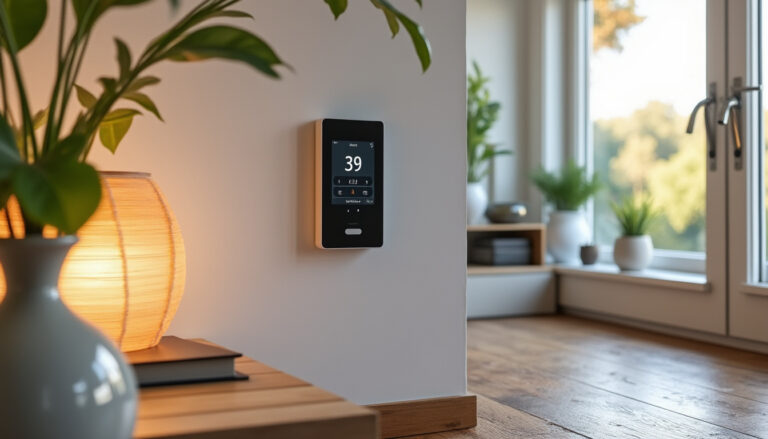 Compteur électrique Linky dans une maison rénovée