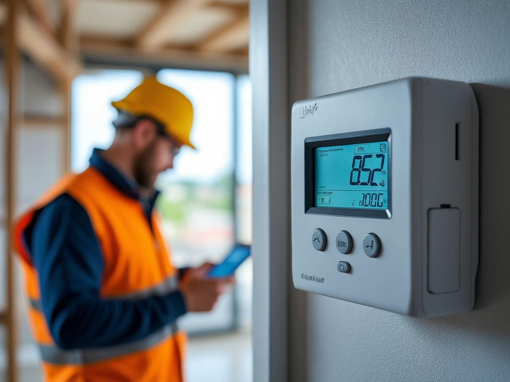 Compteur électrique Linky dans un local professionnel