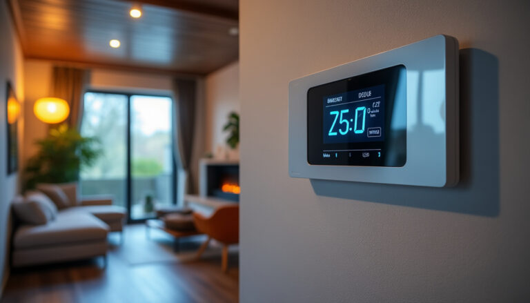 Compteur gaz naturel et tableau électrique dans une maison française rénovée