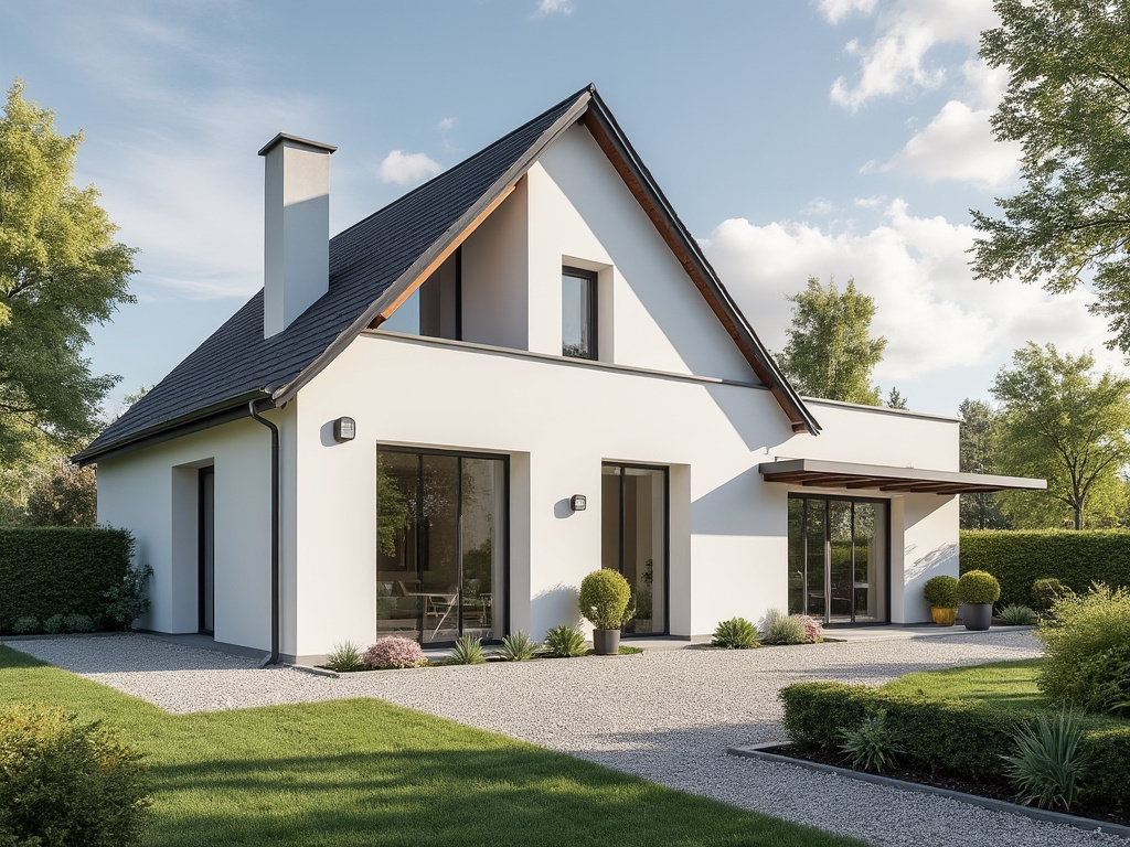Maison rénovée avec isolation et pompe à chaleur