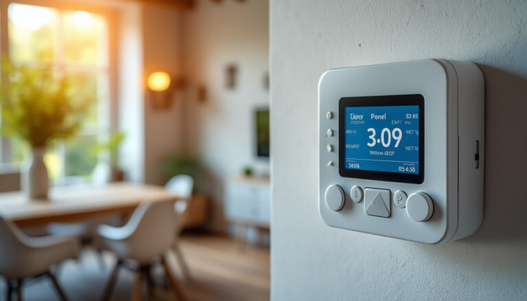 Compteur Linky et tableau électrique propre dans une maison rénovée