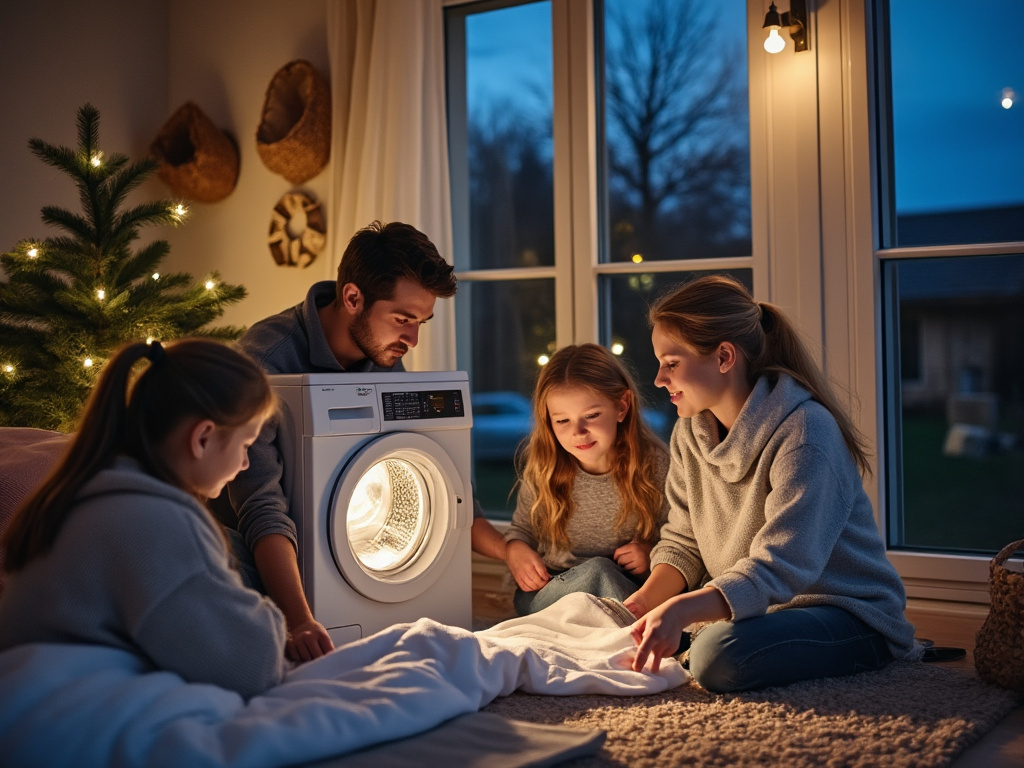 Utilisation d'un lave-linge pendant heures creuses
