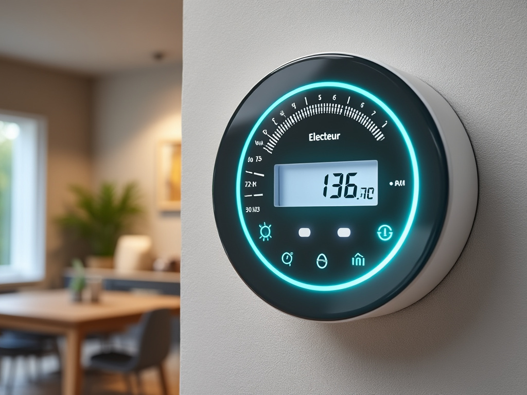 Compteur électrique Linky dans un logement