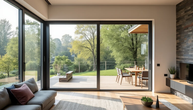 Maison rénovée avec fenêtres neuves double vitrage