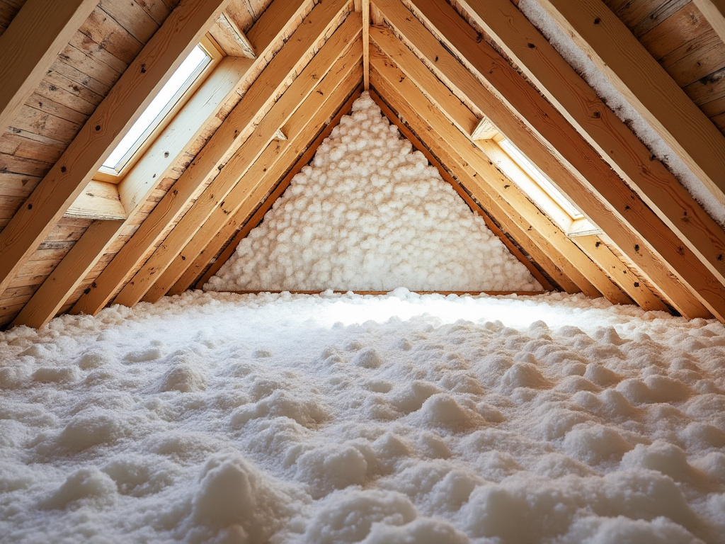 Travaux d’isolation des combles dans une maison