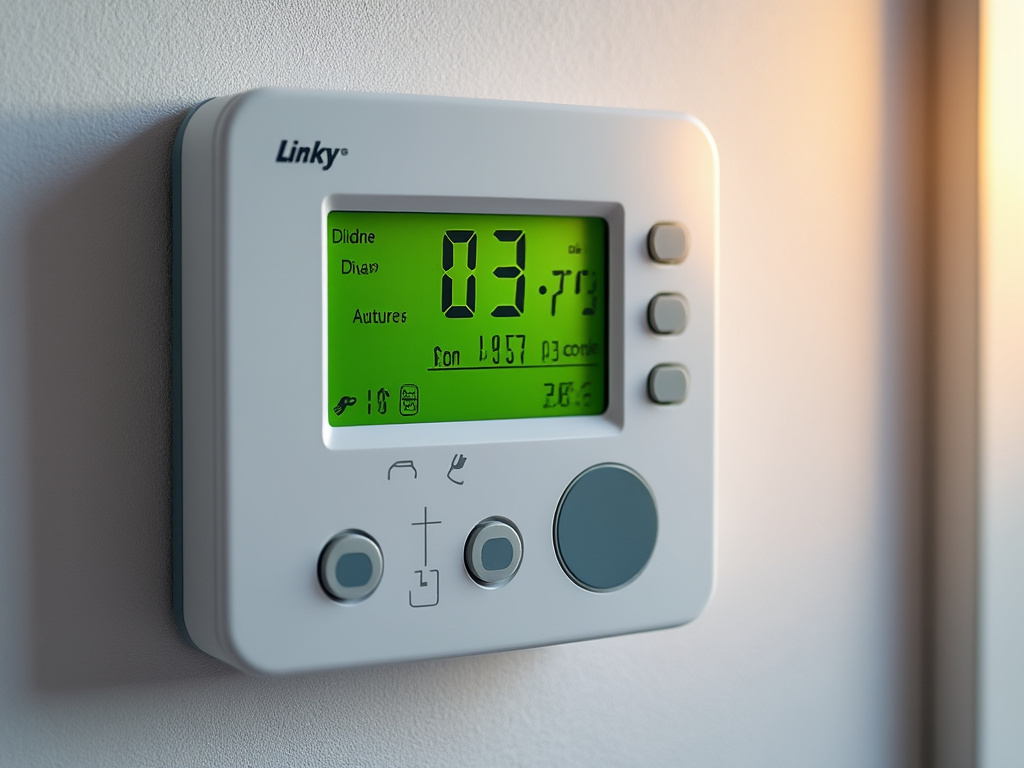 Compteur électrique Linky dans un logement rénové