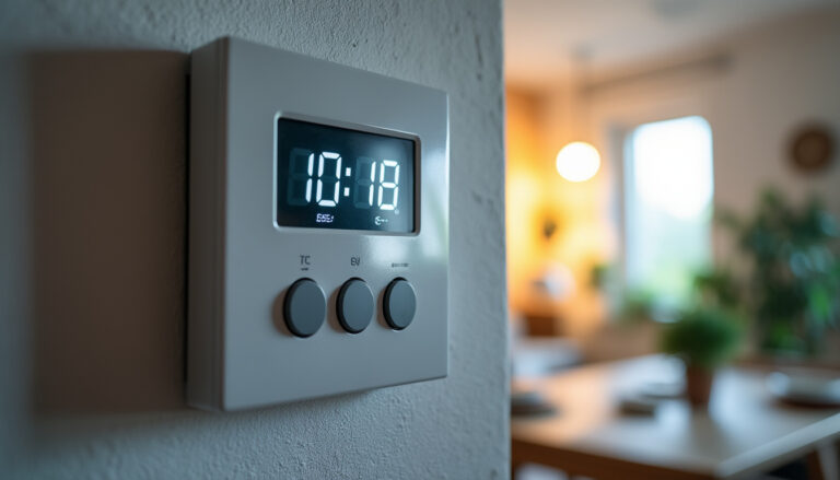 Tableau électrique propre dans une maison rénovée