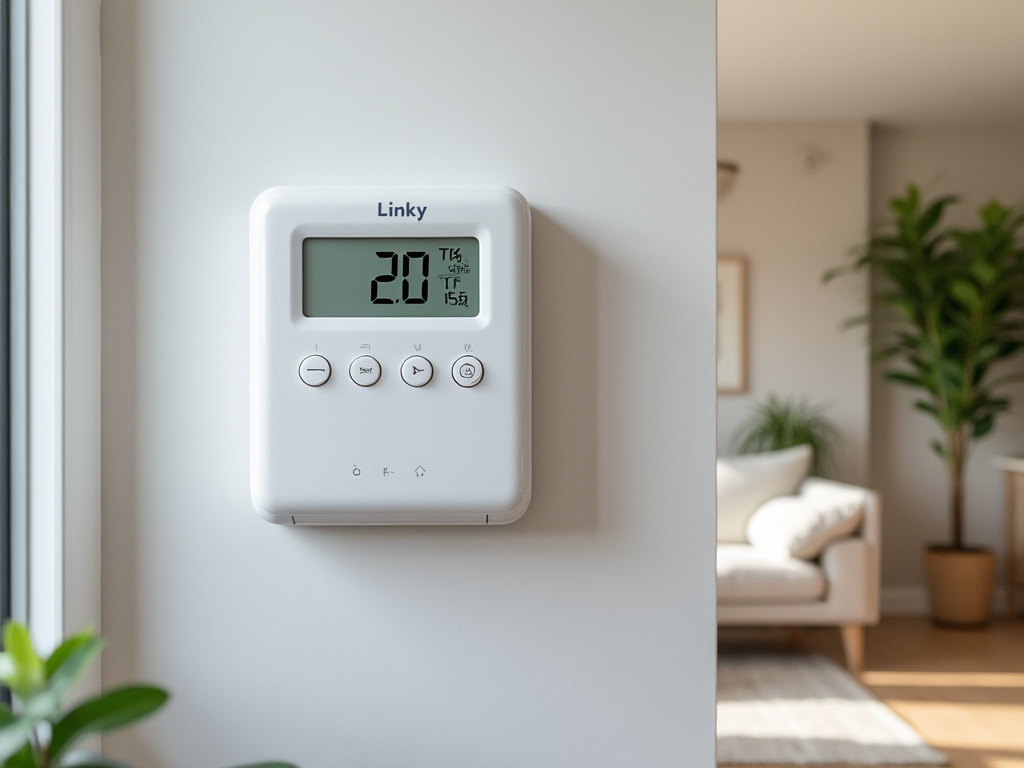 Compteur électrique Linky dans une maison