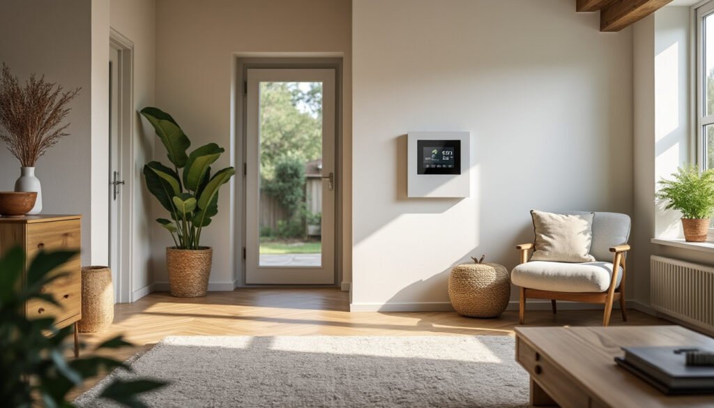 Tableau électrique propre dans une maison rénovée