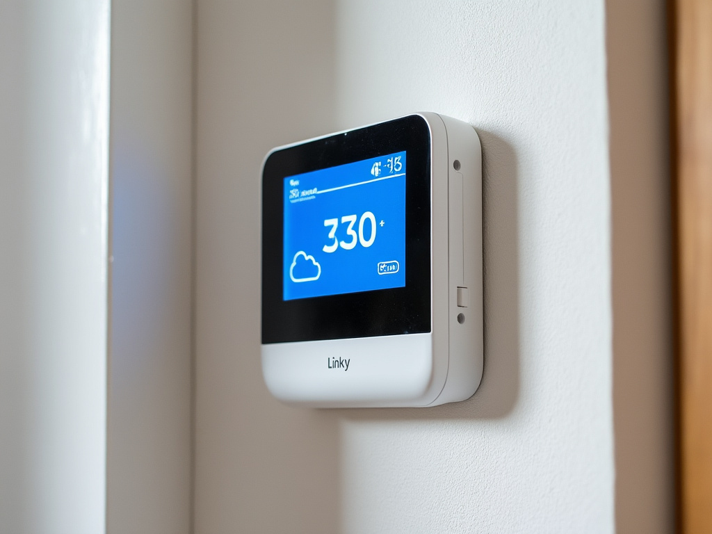 Compteur électrique Linky dans un logement