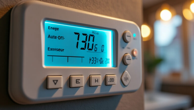 Facture d'électricité floutée avec compteur Linky