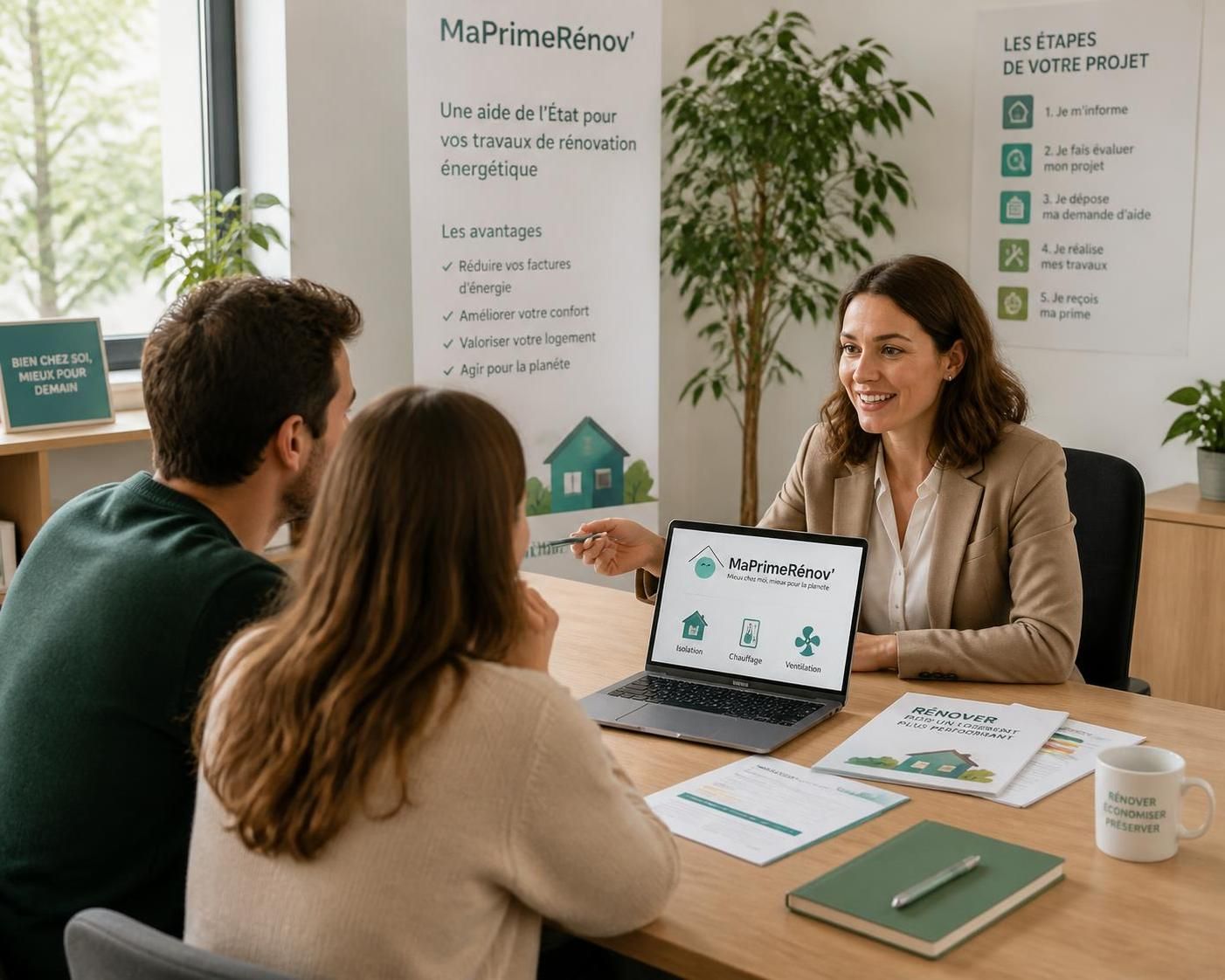découvrez comment bénéficier d'un accompagnement personnalisé avec ma prime rénov' contact pour faciliter vos travaux de rénovation énergétique.