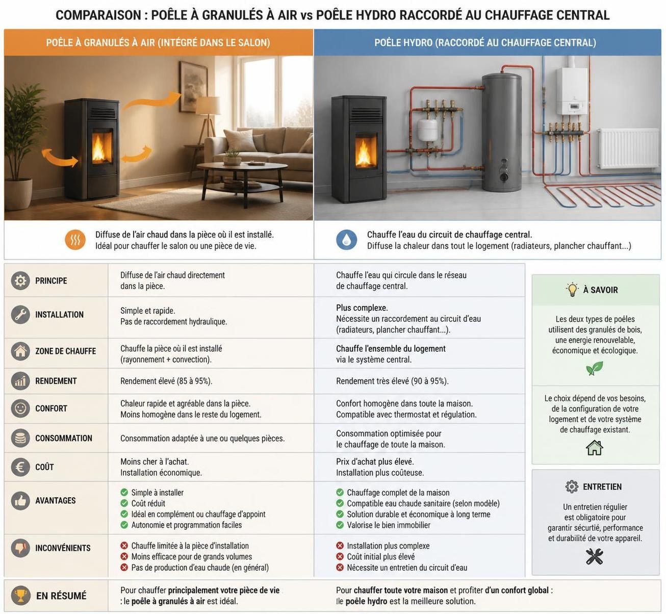 découvrez nos conseils pratiques pour choisir le poêle à granulés idéal, adapté à la taille et aux besoins de votre maison, pour un chauffage efficace et écologique.