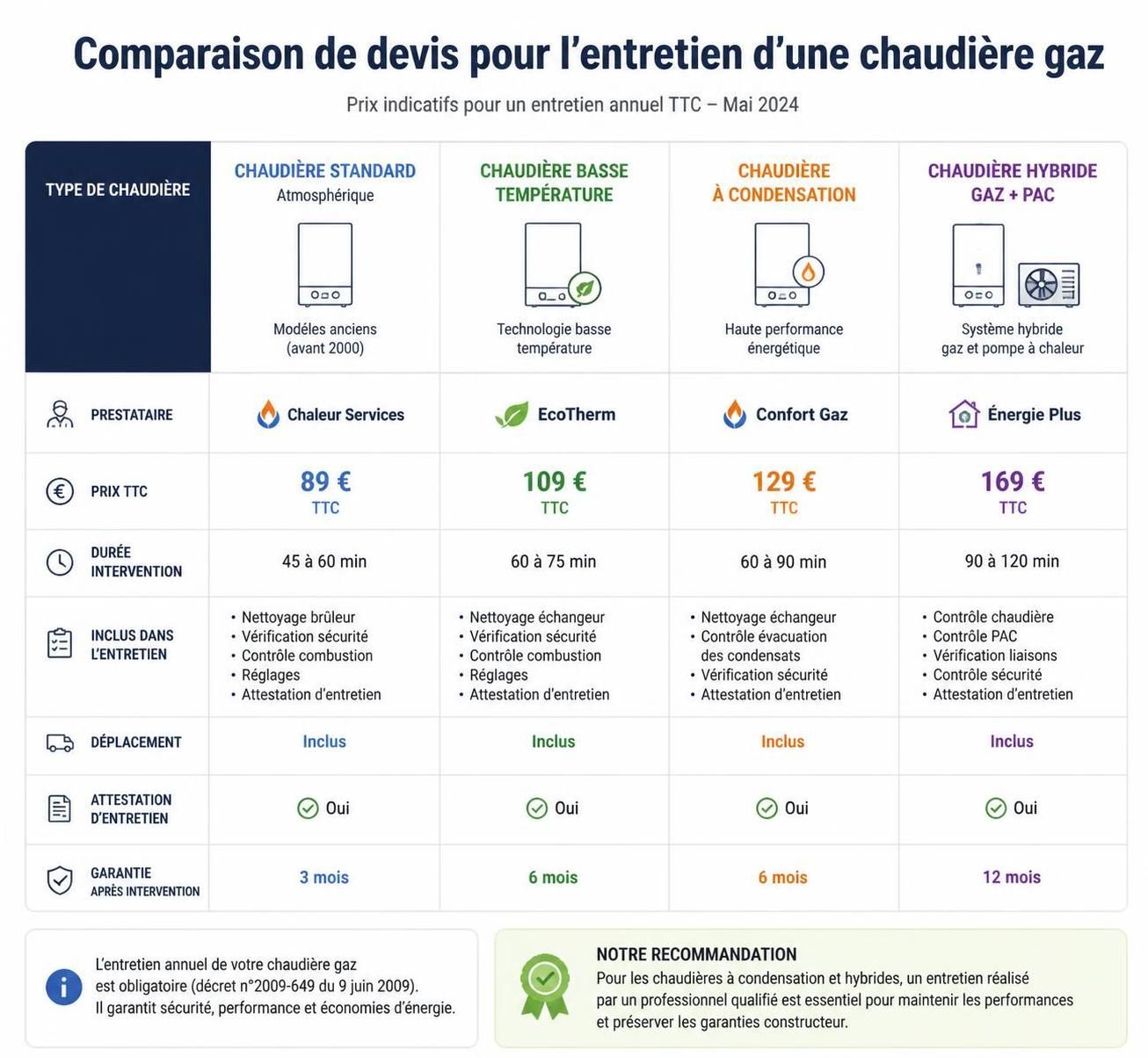découvrez combien coûte l'entretien d'une chaudière à gaz en 2026, avec des conseils pour optimiser votre budget et garantir la sécurité et l'efficacité de votre installation.