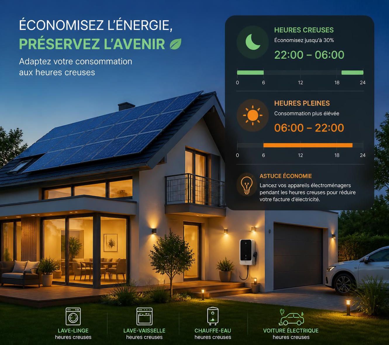 découvrez comment profiter des heures creuses edf pour réduire votre facture d'électricité en optimisant votre consommation énergétique au meilleur tarif.